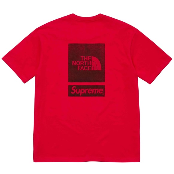 SUPREME/THE NORTH FACE RED SS24 TOP - Picture 7 of 11